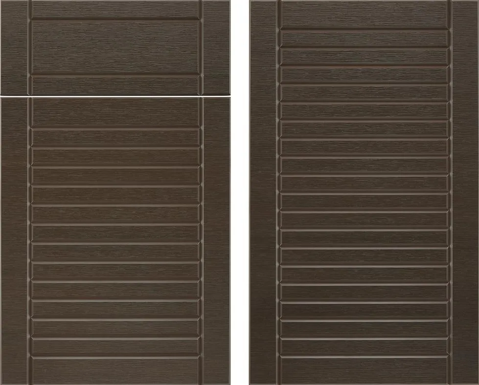 Brown Walnut finish in the Endura Club door