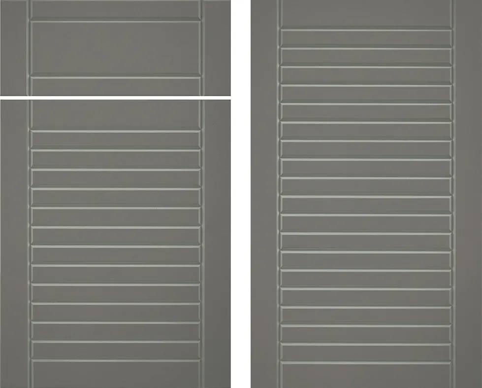 Slate Gray finish in the Endura Club door