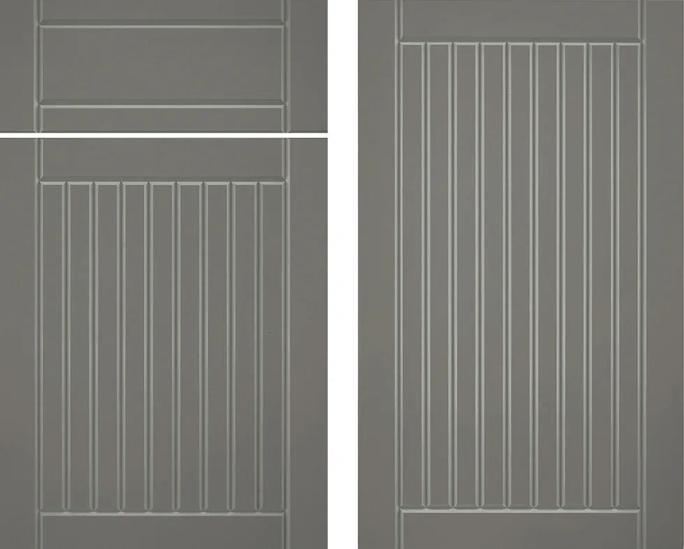 Slate Gray finish in the Endura Oxford door