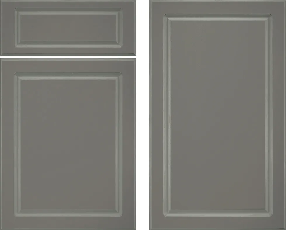Slate Gray finish in the Endura Regent door