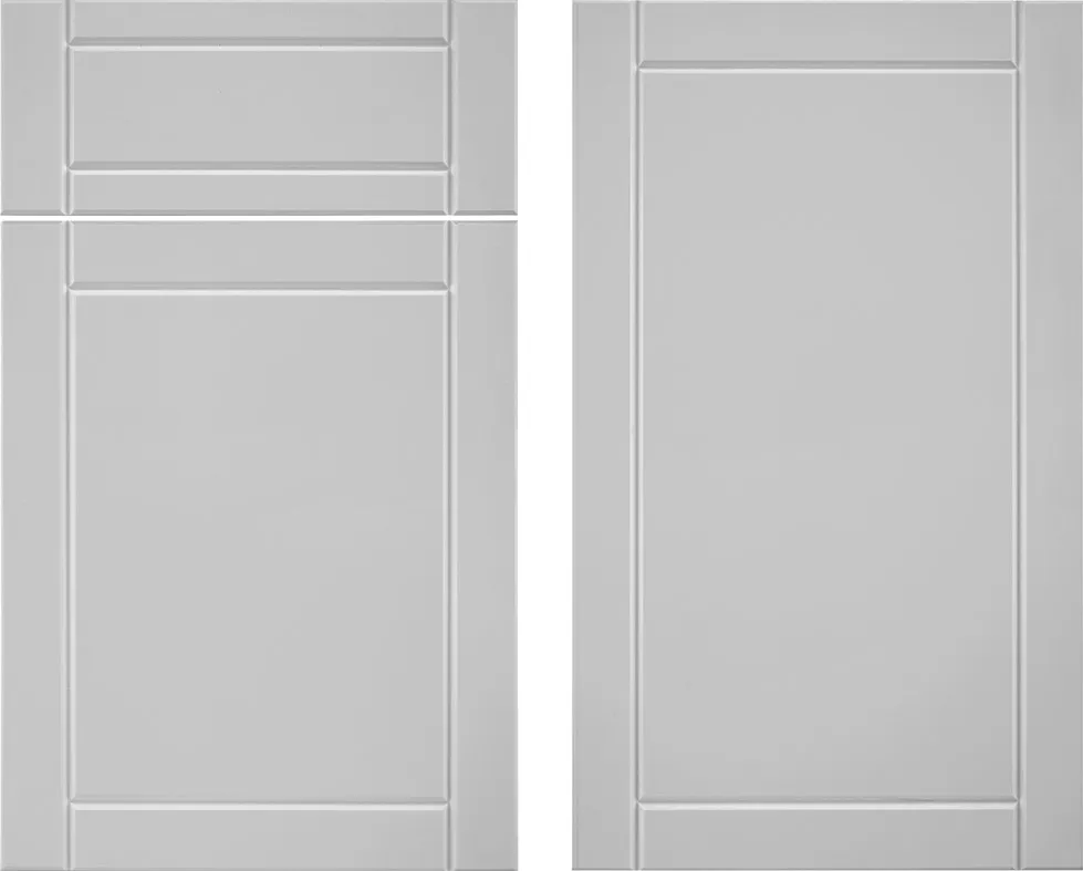 Dolphin Gray finish in the Endura Sedona door