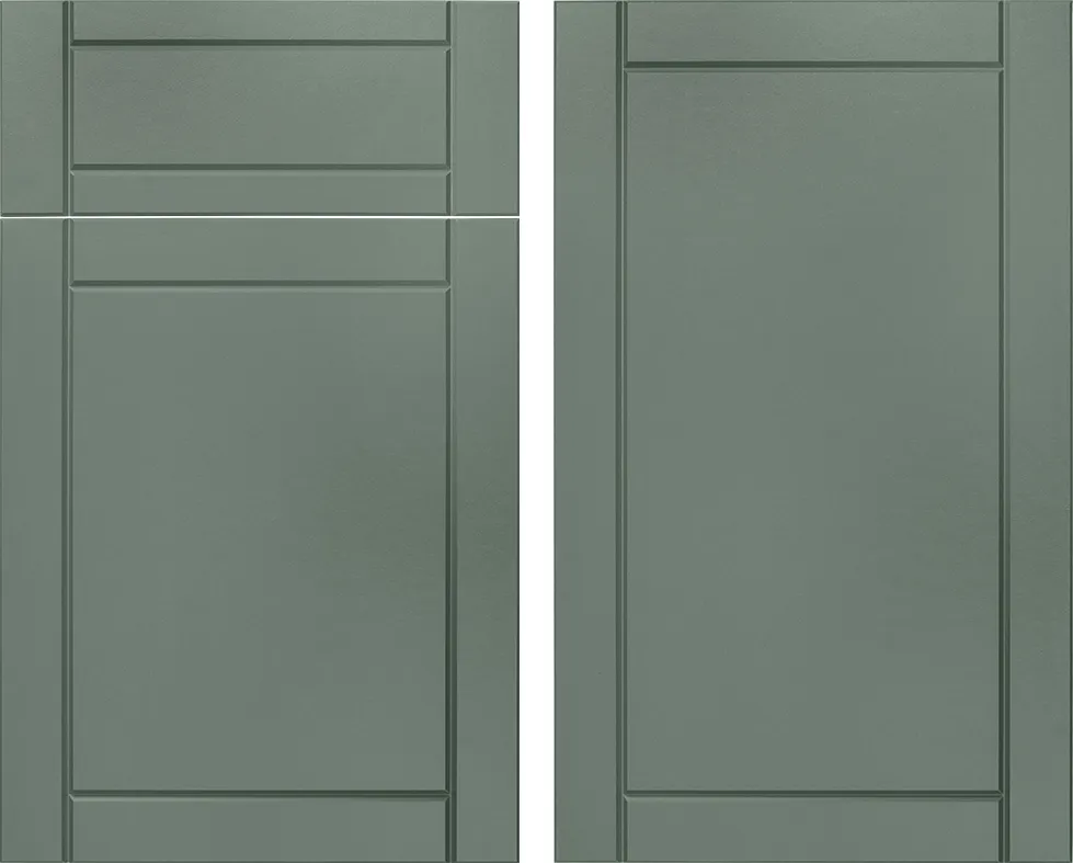 Sage finish in the Endura Sedona door