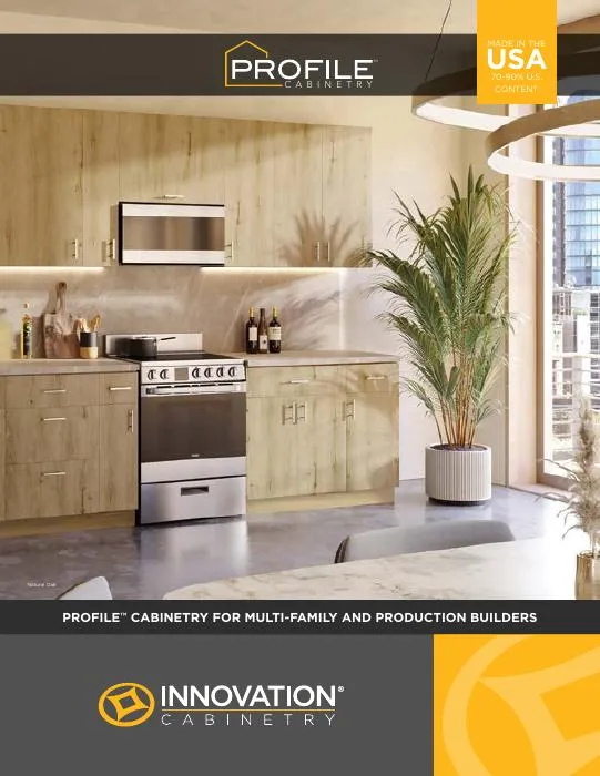 Cover of the Profile brochure (multi-family)