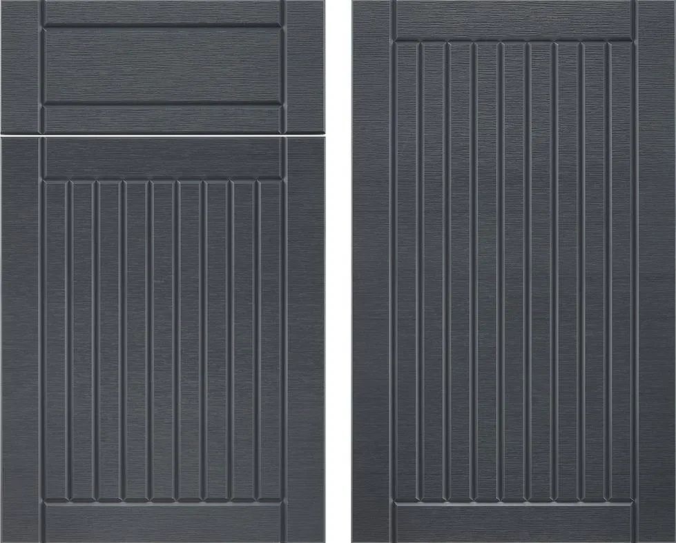 Barnwood Gray finish in the Endura Oxford door