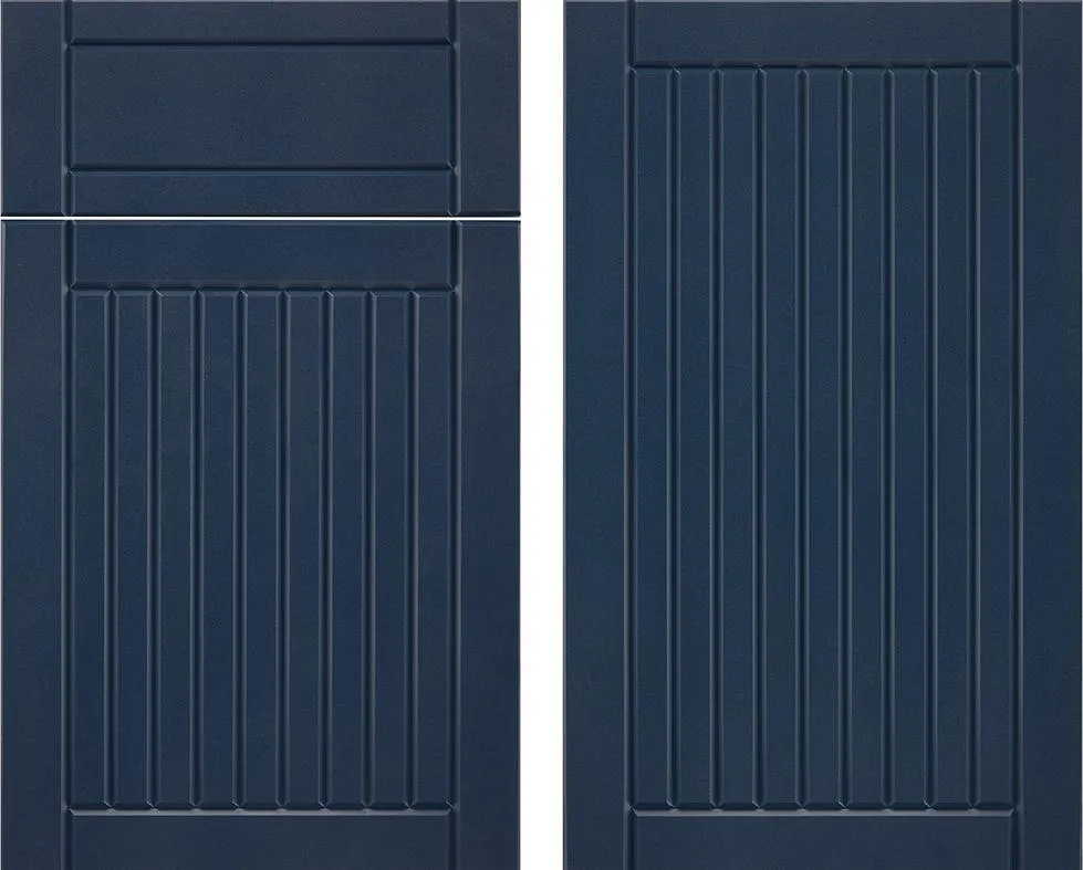 Symphony Blue finish in the Endura Oxford door