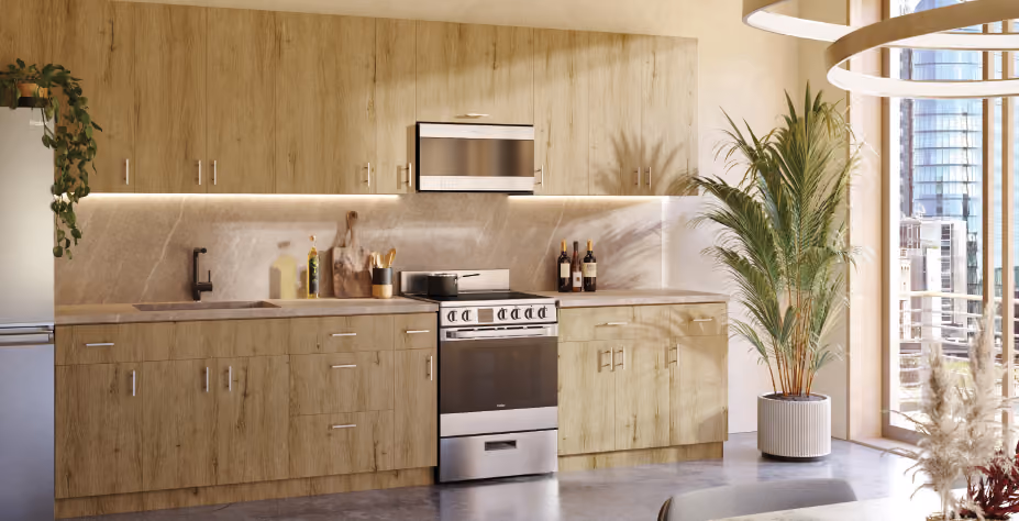 Apartment kitchen with Profile cabinets