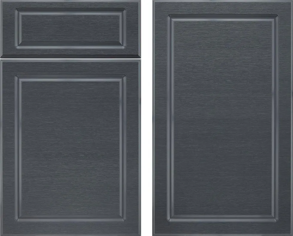 Barnwood Gray finish in the Endura Regent door