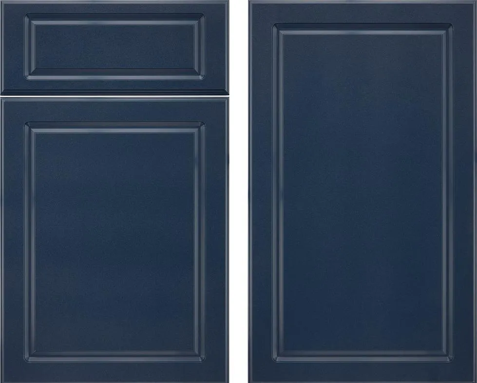 Symphony Blue finish in the Endura Regent door